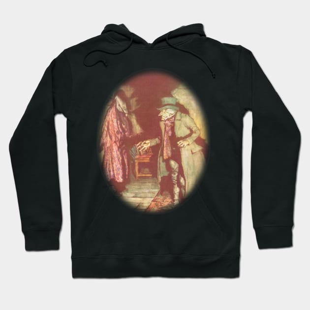 Charles Dickens A Christmas Carol Scrooge Hoodie by PaperMoonGifts